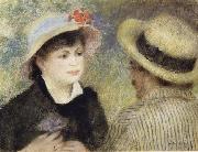 Pierre Renoir Boating Couple (Aline Charigot and Renoir) oil painting